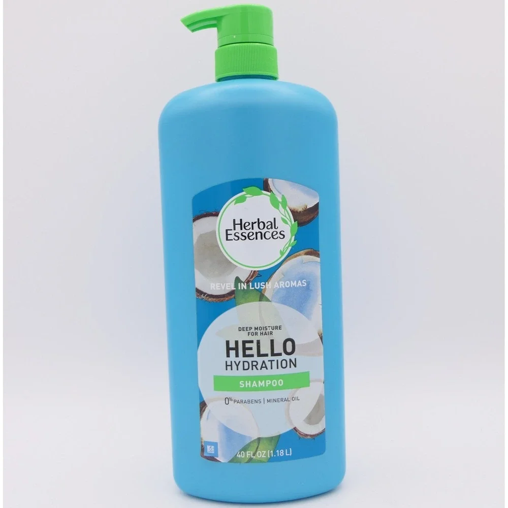 Herbal Essences Hello Hydration Shampoo Deep Moiusture For Hair 40 oz Jumbo Pump